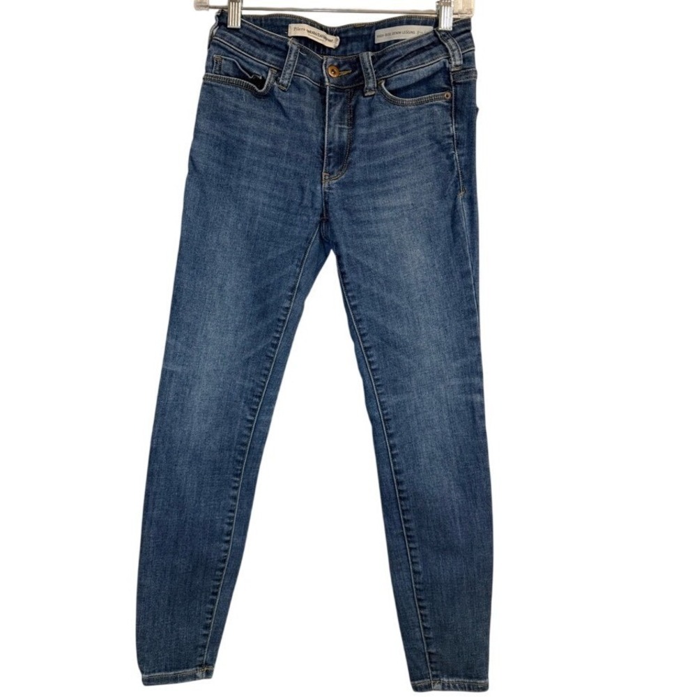 Pilcro Anthropologie High Rise Denim Legging Jeans Blue Size 25